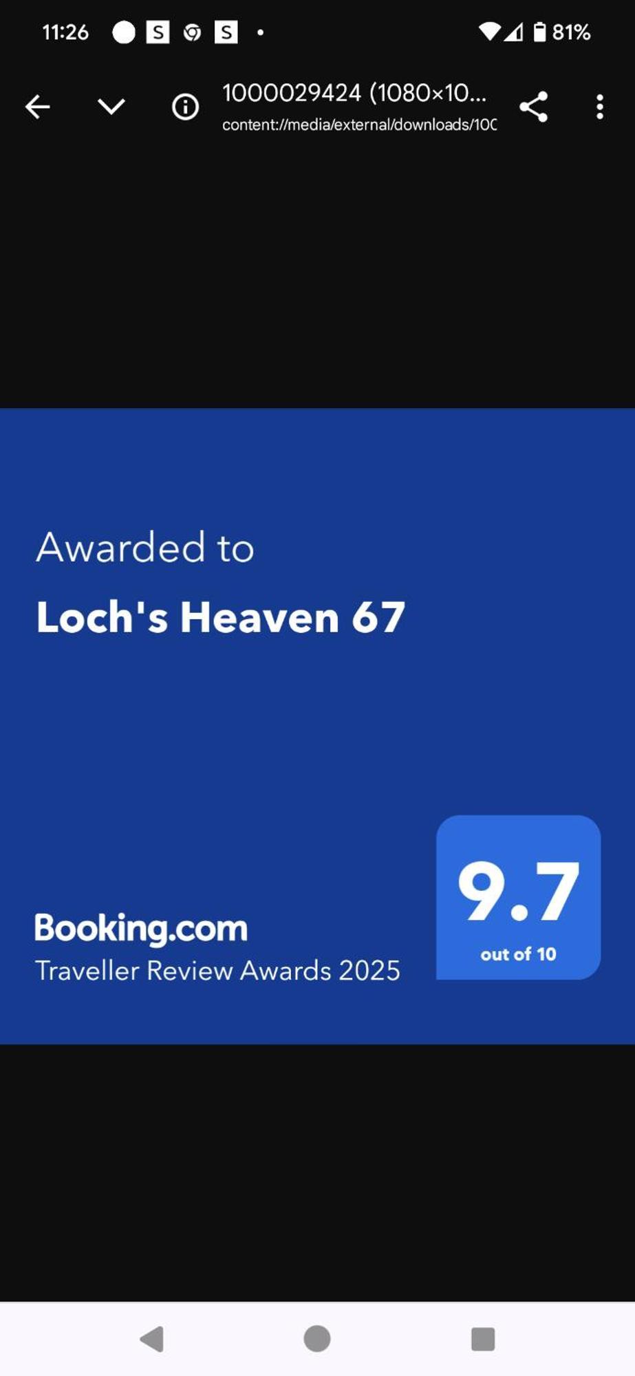 Loch'S Heaven 67 Villa Balminnoch Exterior foto